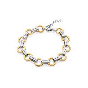 STEELX Two Tone Heavy Link Chain Bracelet